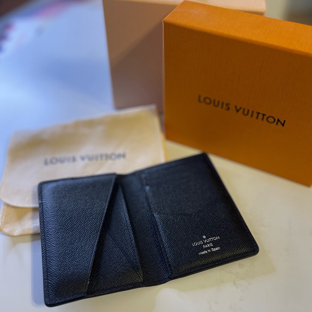 Louis Vuitton Monogram Eclipse Canvas Pocket organizer/wallet. - Picture 3 of 3